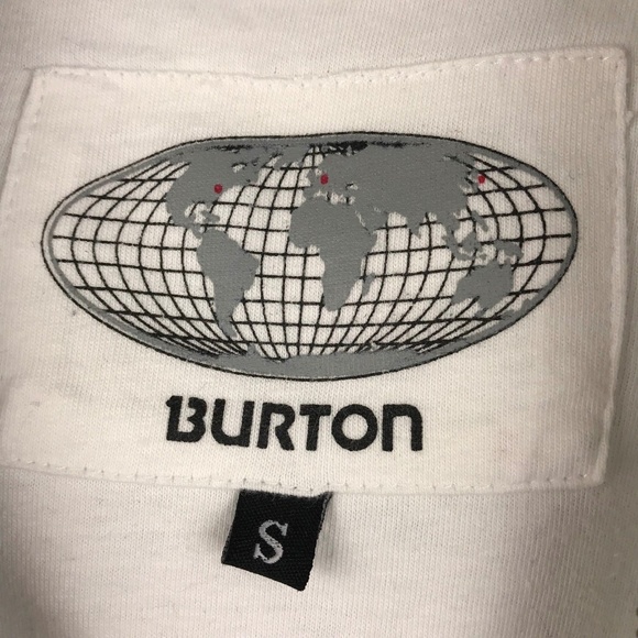 Burton Hoodie Skii Zip Front USStates Graphic Sz S - Picture 2 of 6